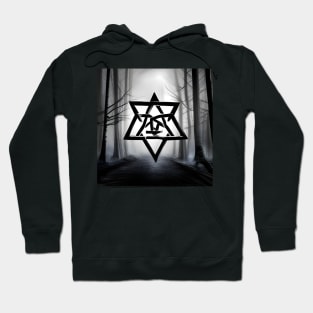 Hexagram - Creepy Grey Forest Hoodie